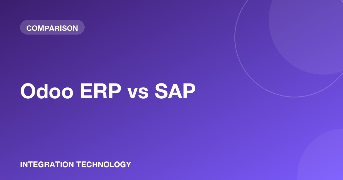 أودو مقابل SAP